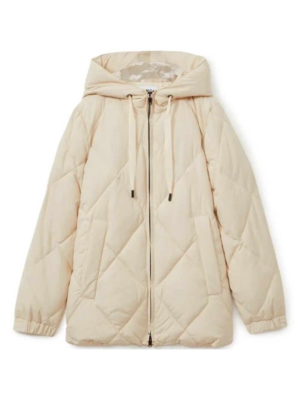 Reiss Thea Diamond Quilted Puffer Parka